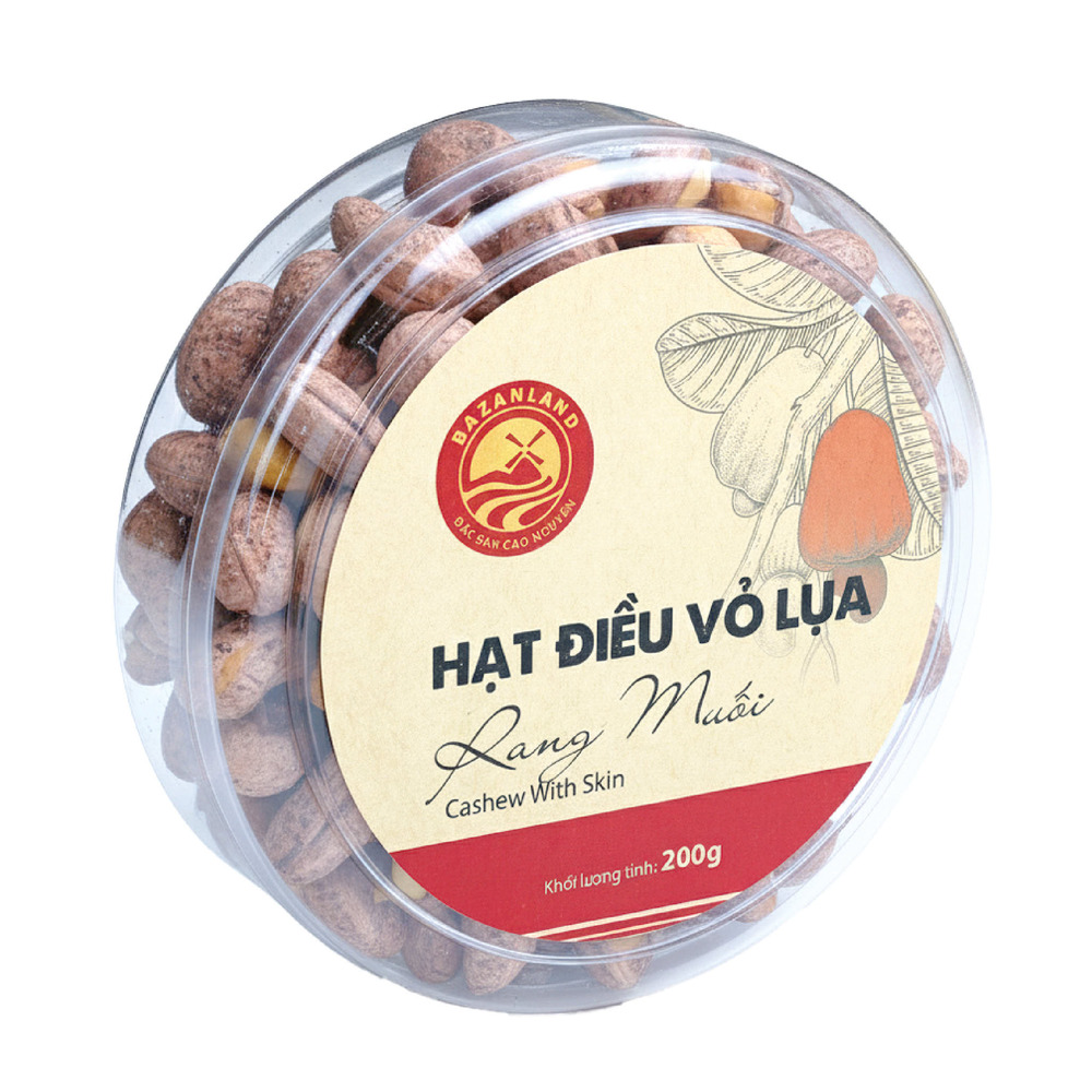Hạt Điều Vỏ Lụa Rang Muối - 200g