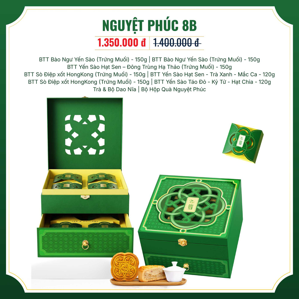 Combo bánh trung thu Nguyệt Phúc 8B - Ảnh 2