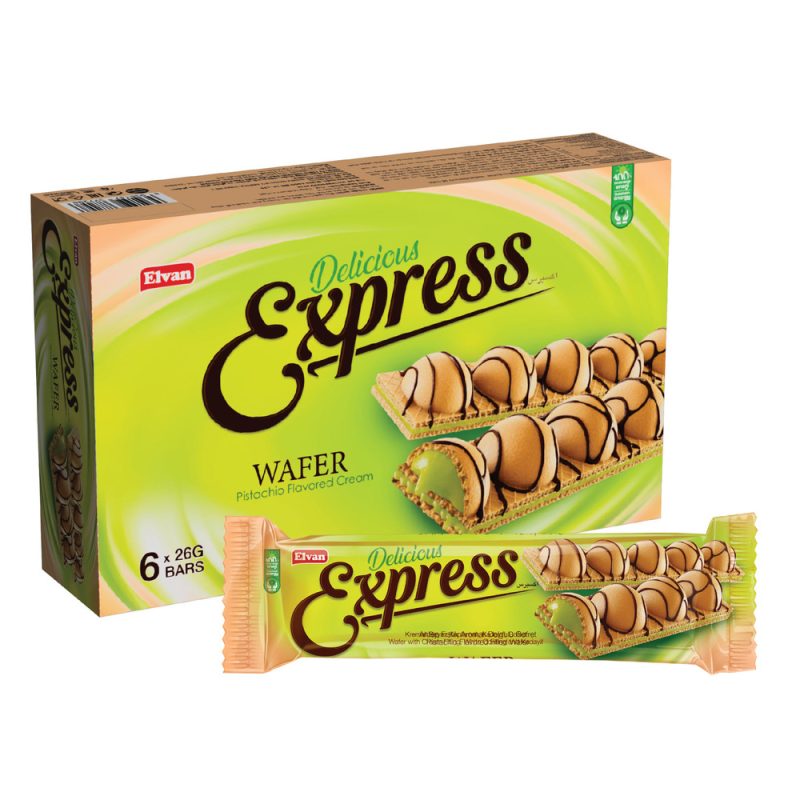 Express Wafer Pistachio Flavored Cream - 156g