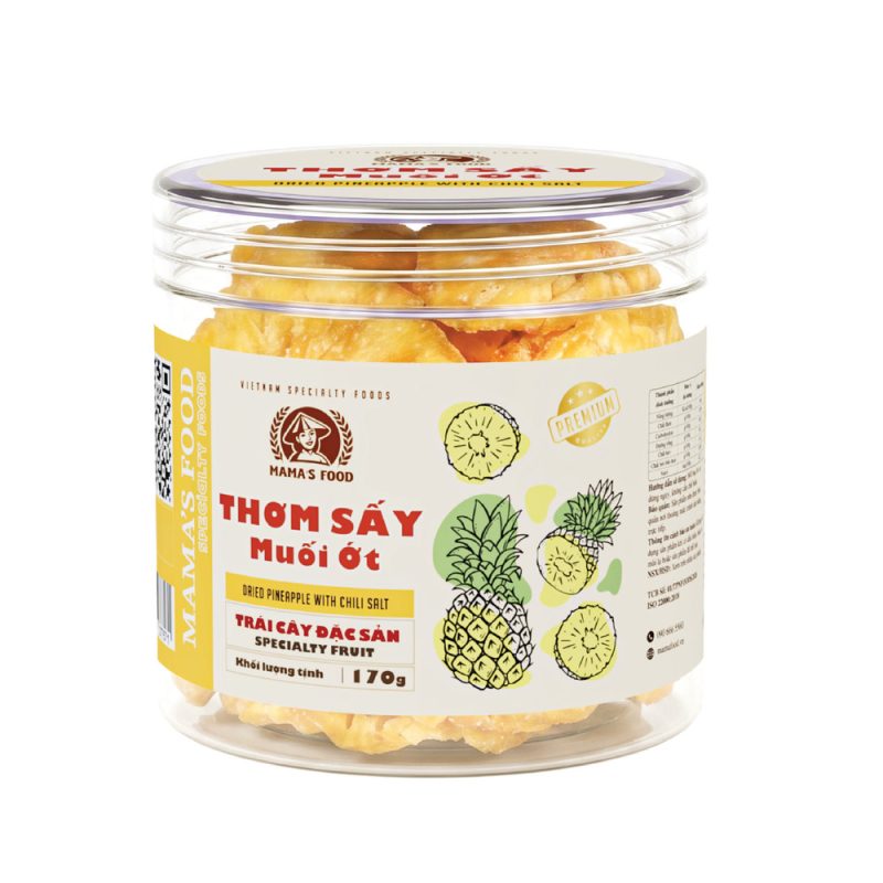 Thơm Sấy Muối Ớt – 170g