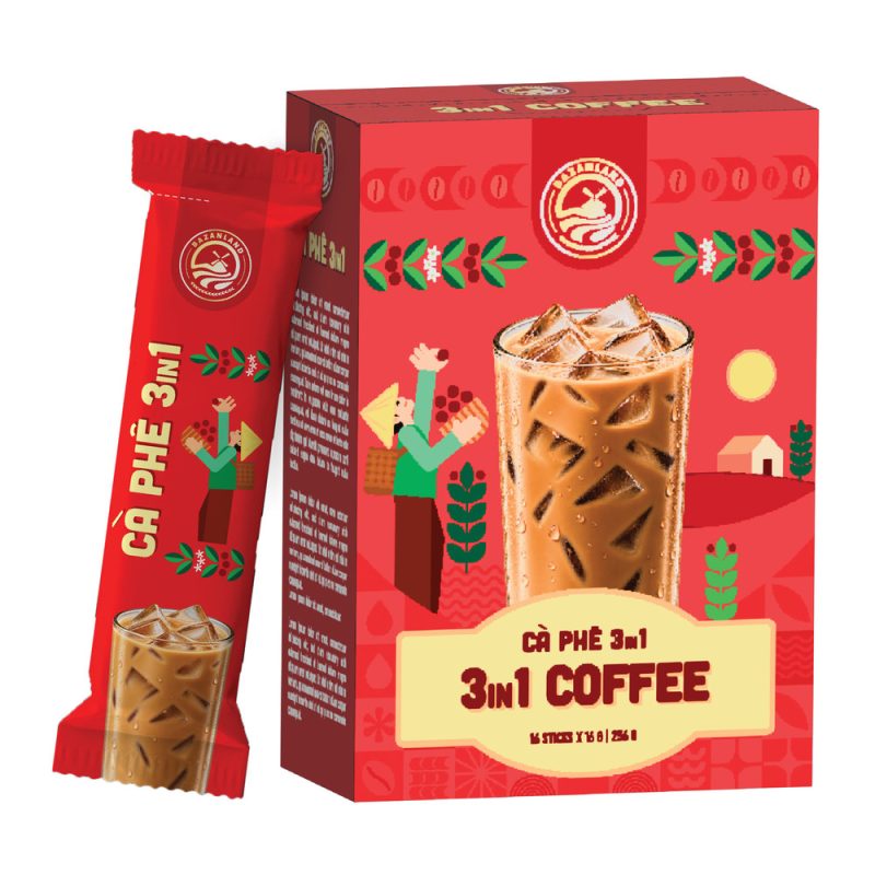 Cà Phê 3 in 1 (Hòa Tan) - 256g