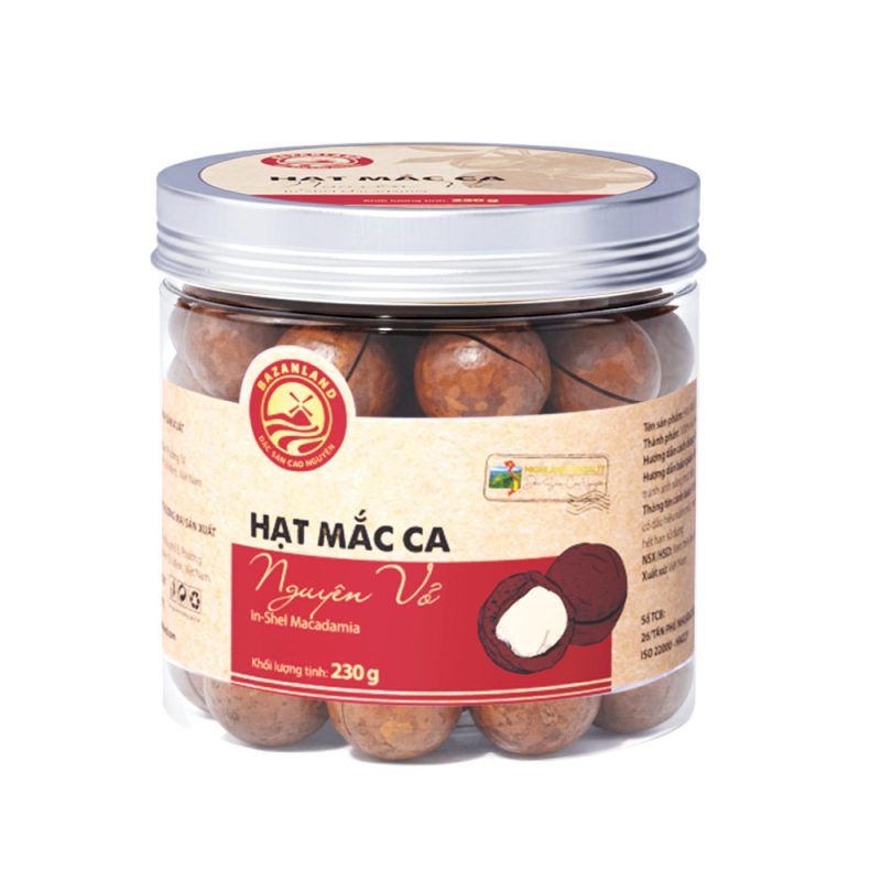 Hạt Mắc Ca Nguyên Vỏ - 230g
